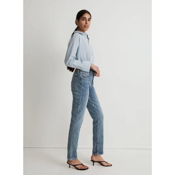 MADEWELL The Petite Perfect Vintage Jean in Heathcote Wash NG762 // 27P - Picture 2 of 12